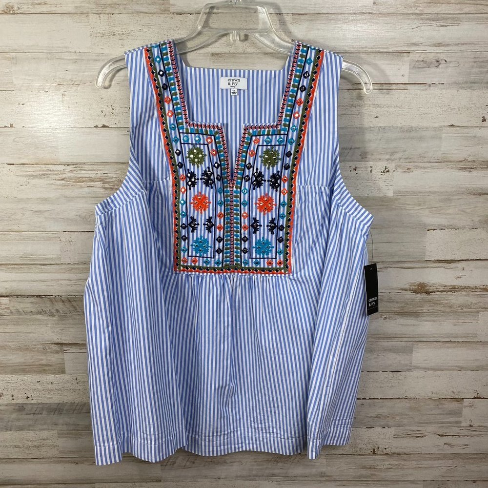 NWT Crown & Ivy Top Size 0X